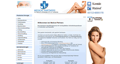 Desktop Screenshot of medical-partners.de